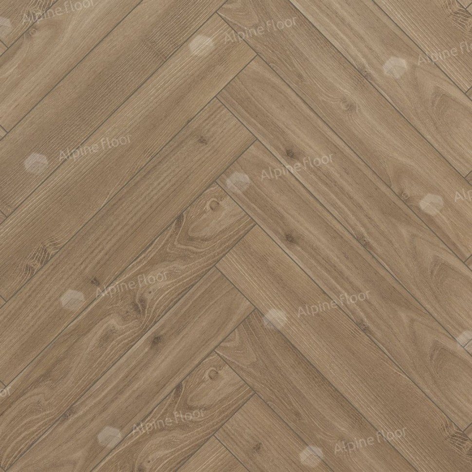 Ламинат "Alpine Floor" Herringbone 12 Дуб Калабрия (600*100*12 мм) — купить в Иваново