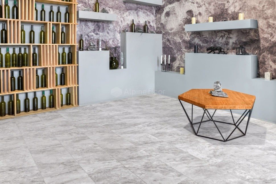 Виниловая плитка "Alpine Floor" Light Stone Чили (608*303*2,5 мм) — купить в Иваново