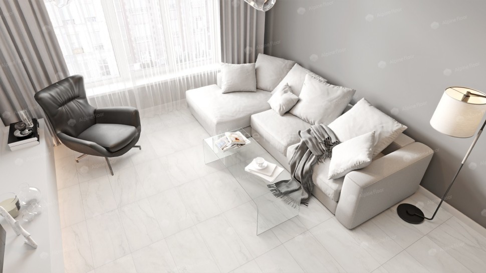 Виниловая плитка "Alpine Floor" Light Stone Брайс (608*303*2,5 мм) — купить в Иваново