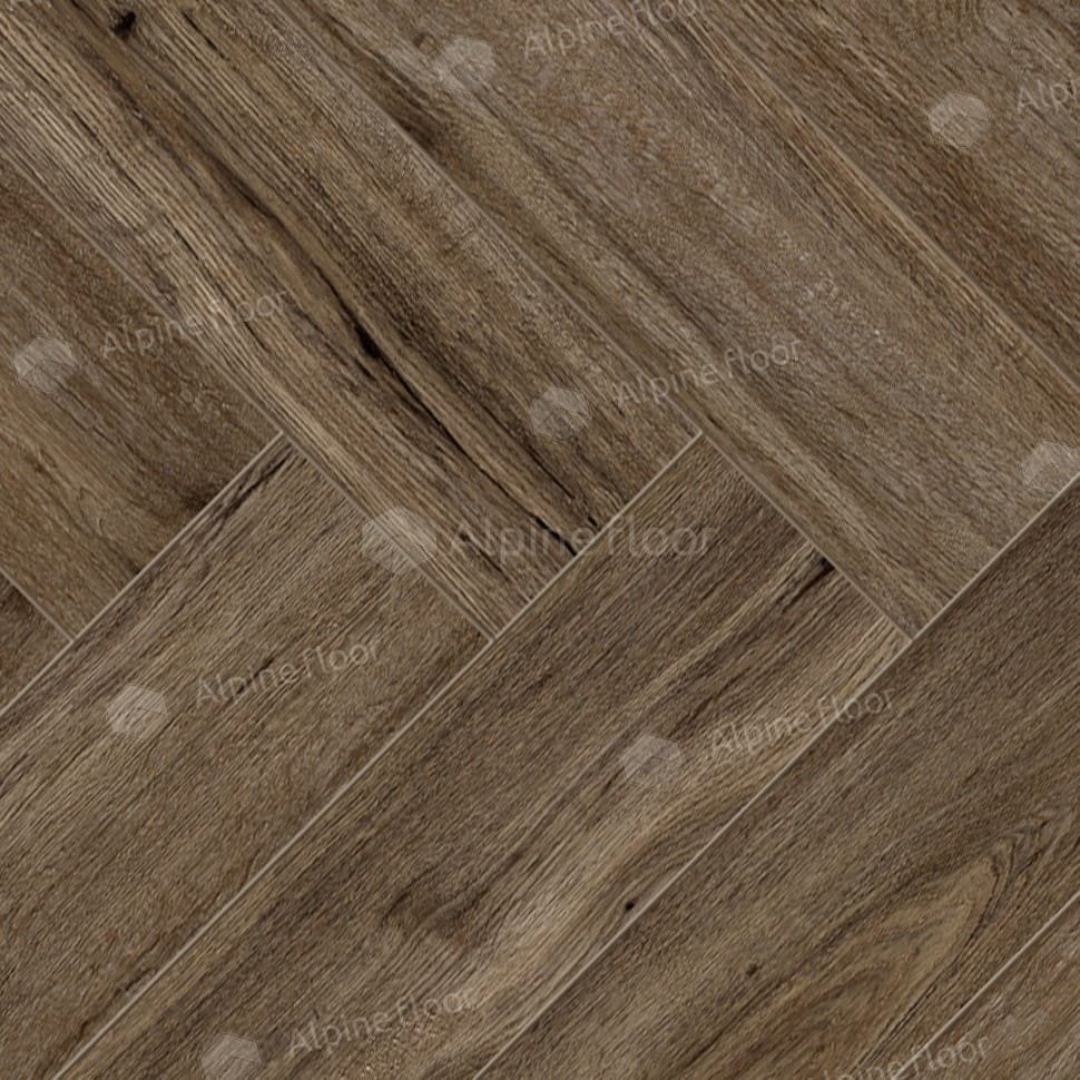 Ламинат "Alpine Floor" Herringbone Дуб Бордо (606*101*8 мм) — купить в Иваново