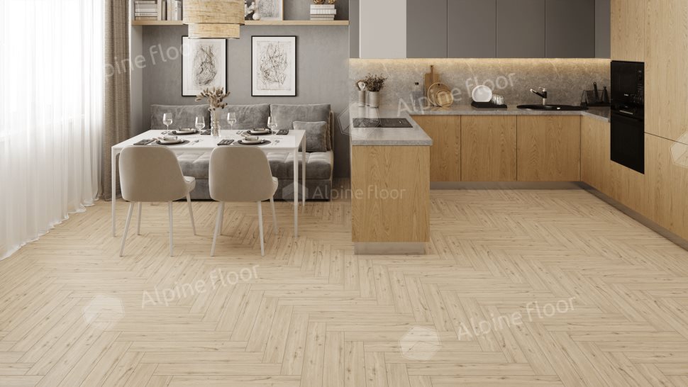Ламинат "Alpine Floor" Herringbone 12 PRO Дуб Лион (606*101*12 мм) — купить в Иваново