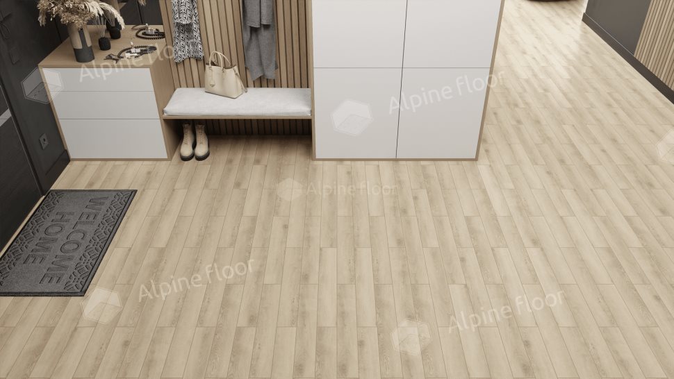 Ламинат "Alpine Floor" Herringbone 12 PRO Дуб Орлеан (606*101*12 мм) — купить в Иваново