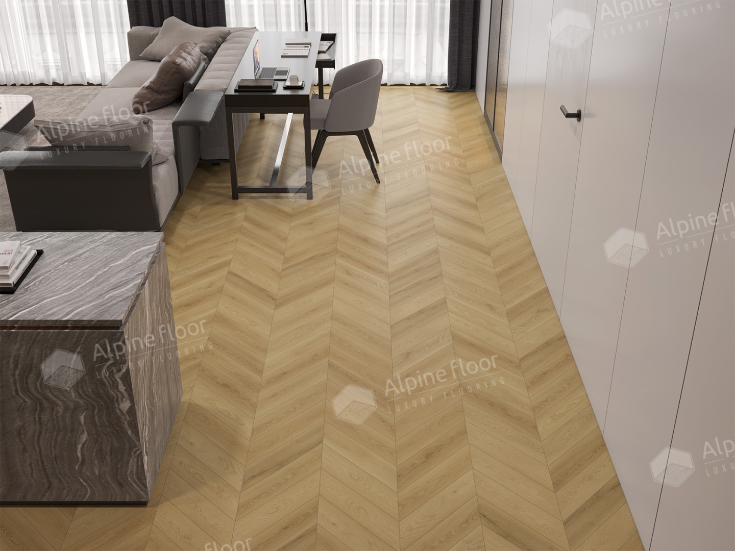Ламинат "Alpine Floor" Дуб Пиренеи (550*112*12 мм) — купить в Иваново