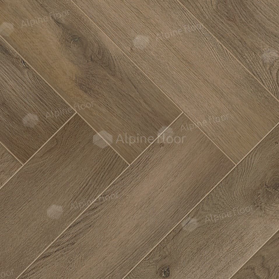 Ламинат "Alpine Floor" Herringbone Дуб Анжу (606*101*8 мм) — купить в Иваново