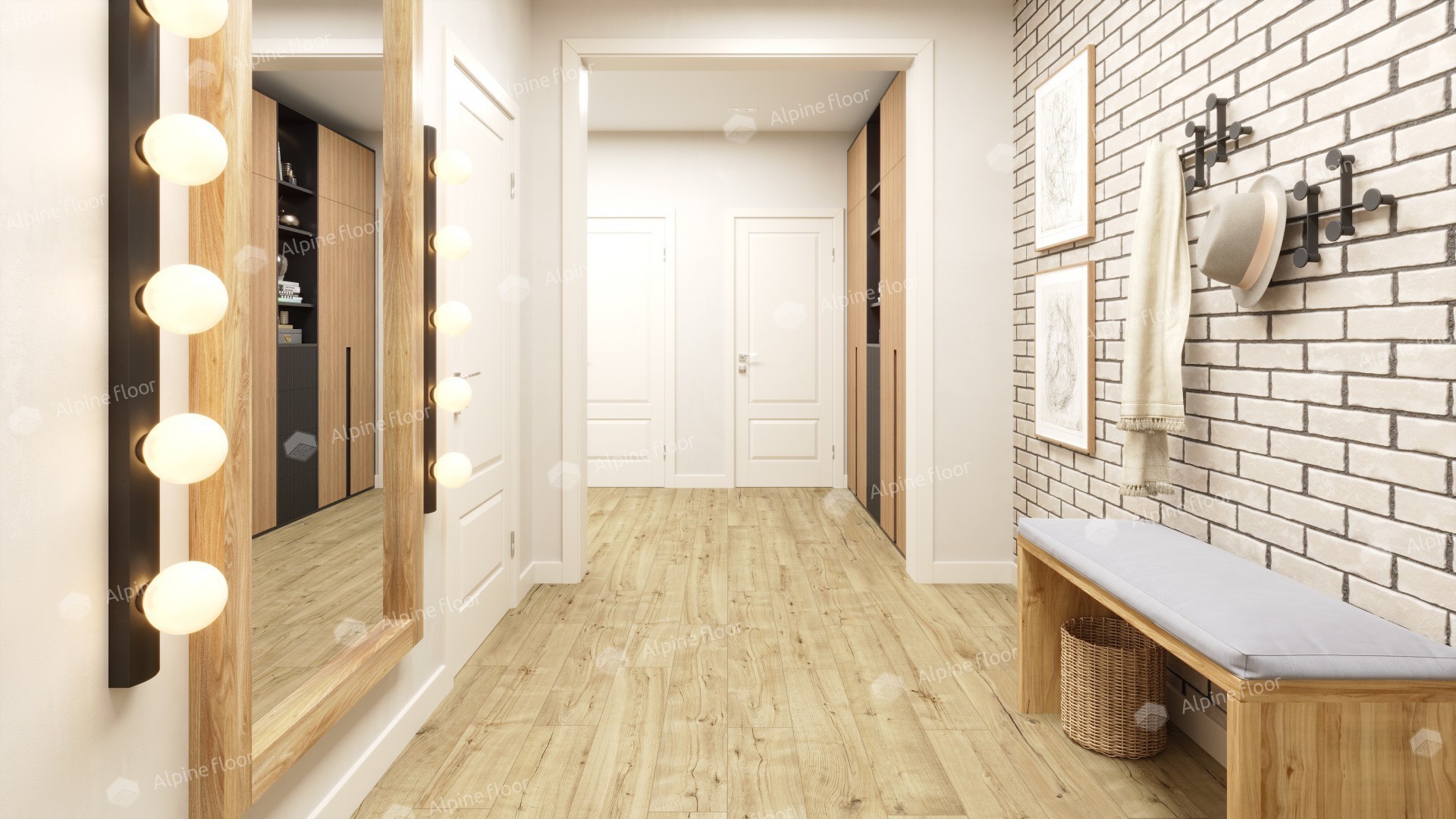 Ламинат "Alpine Floor" Дуб Эмпуриабрава (1285*192*8 мм) — купить в Иваново