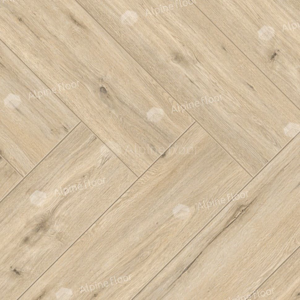 Ламинат "Alpine Floor" Herringbone Дуб Лион (606*101*8 мм) — купить в Иваново