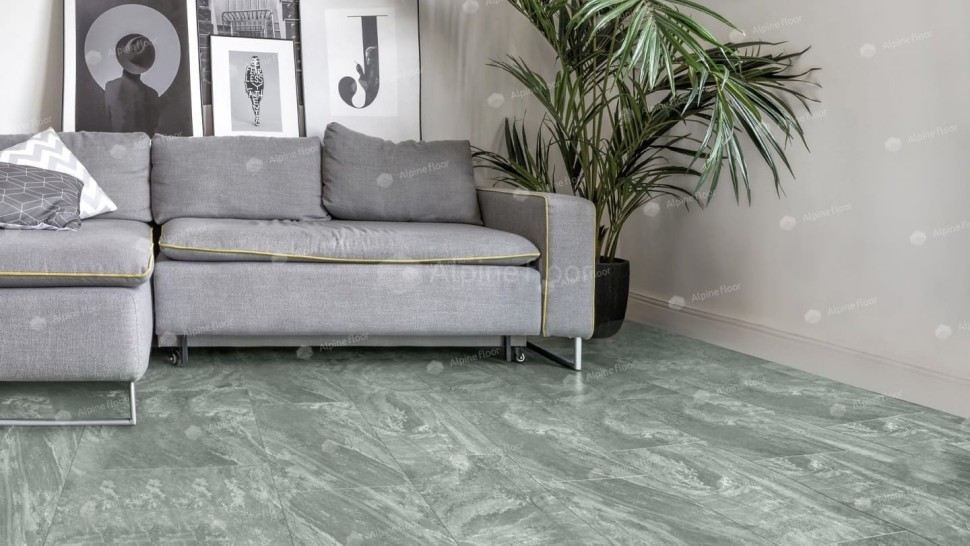 Виниловая плитка "Alpine Floor" Light Stone Хэмпшир (608*303*2,5 мм) — купить в Иваново