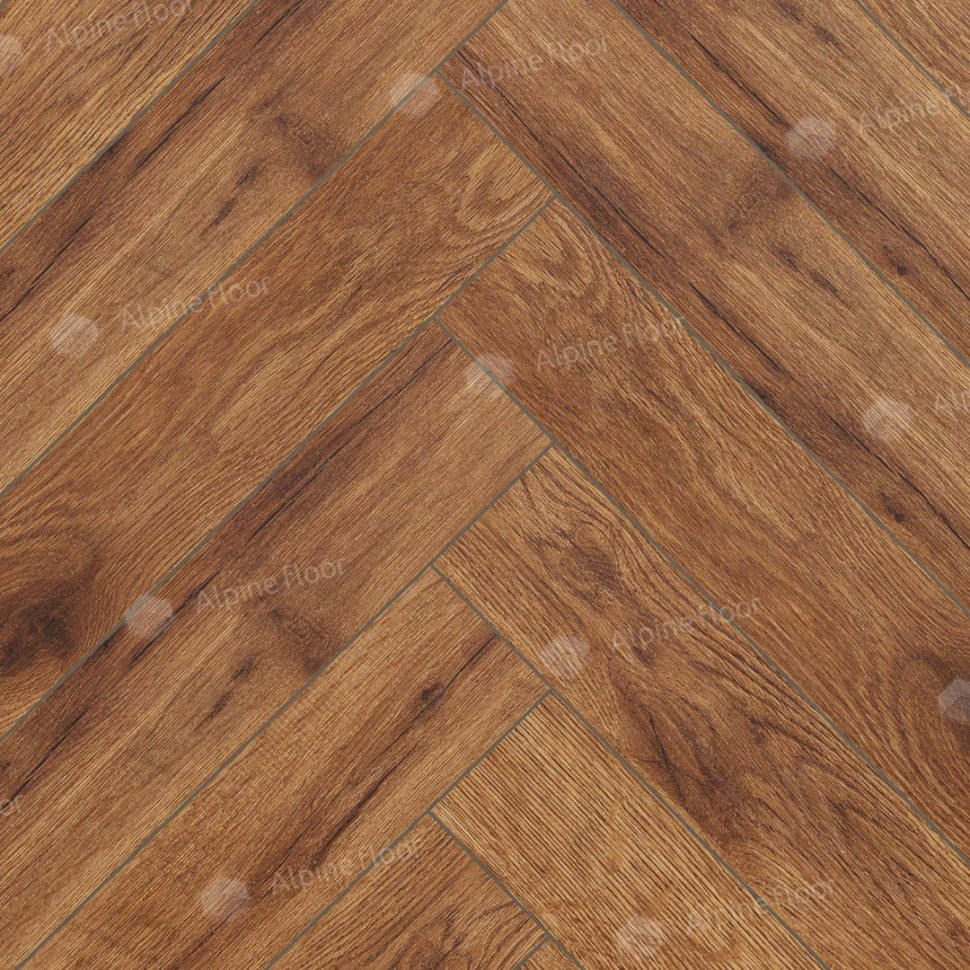 Ламинат "Alpine Floor" Herringbone 12 Дуб Умбрия (600*100*12 мм) — купить в Иваново